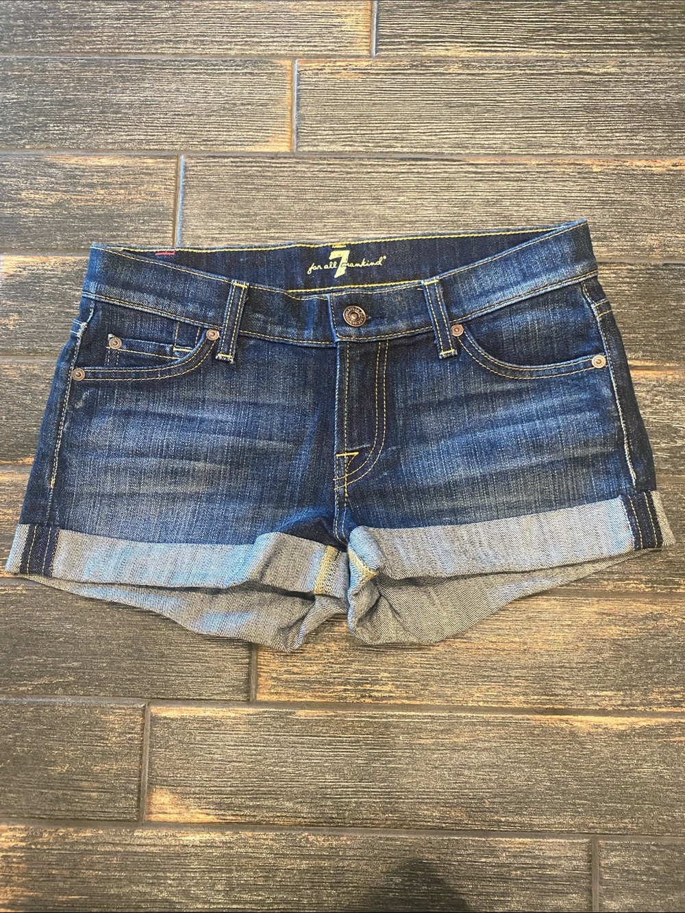 7 For All Mankind Jean Shorts